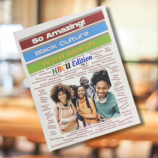HBCU Edition Vol. 1 | So Amazing! Black Culture Word Search Book