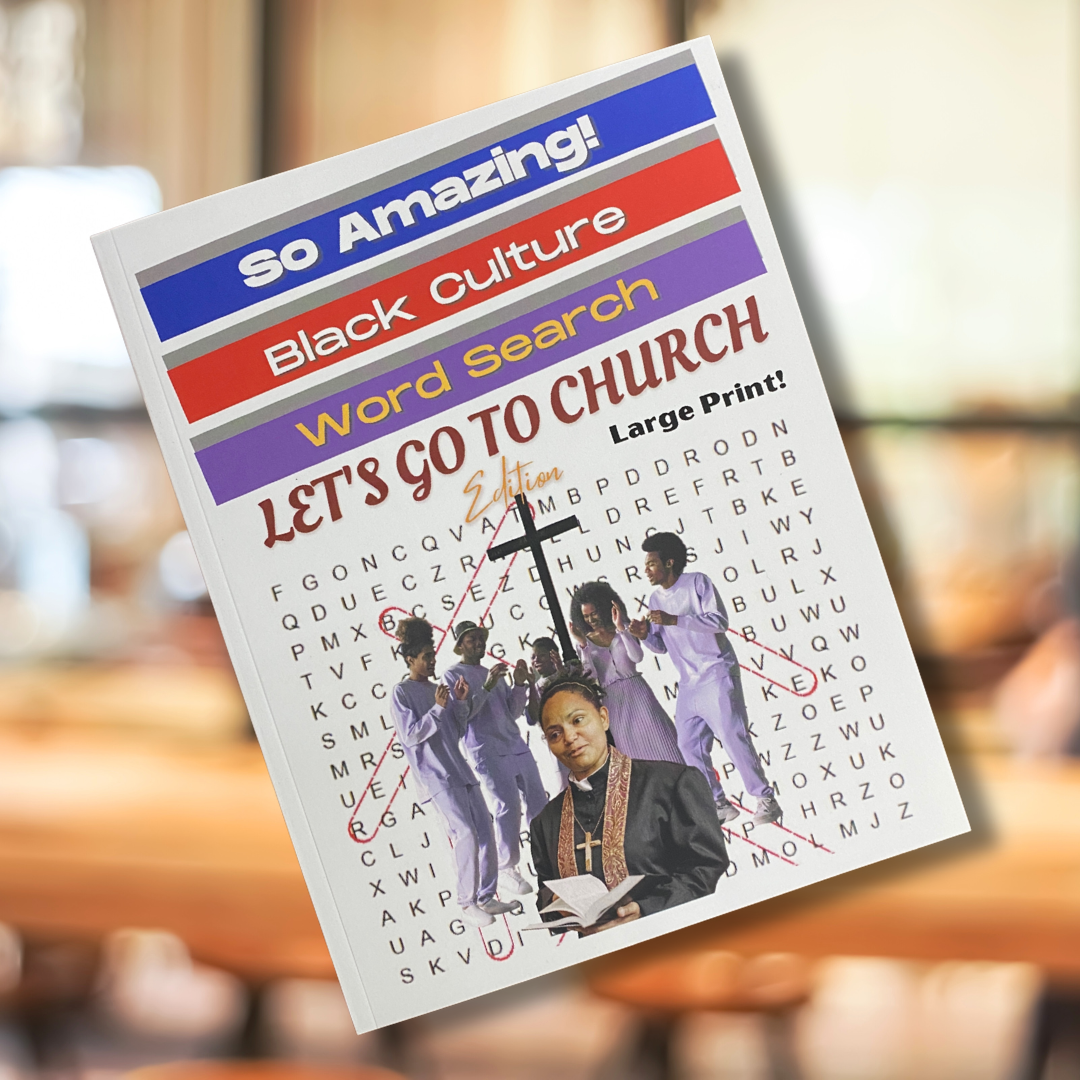 Let's Go To Church | So Amazing! Black Culture Word Search Book