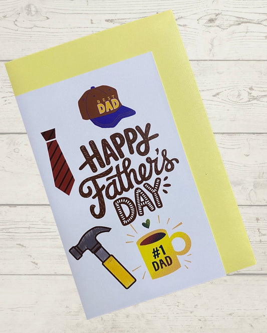 "Best Dad Essentials" Greeting Card
