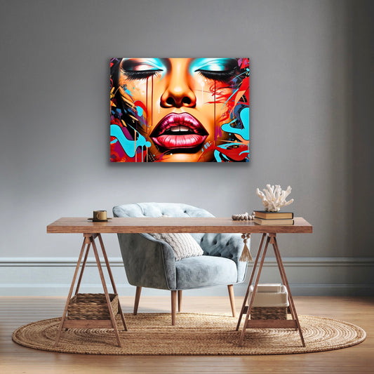 Artful Expressions | Stretched Canvas Print Wall Art | Black Art | African American Art