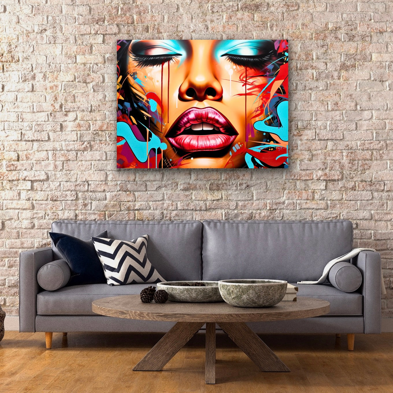 Artful Expressions | Stretched Canvas Print Wall Art | Black Art | African American Art