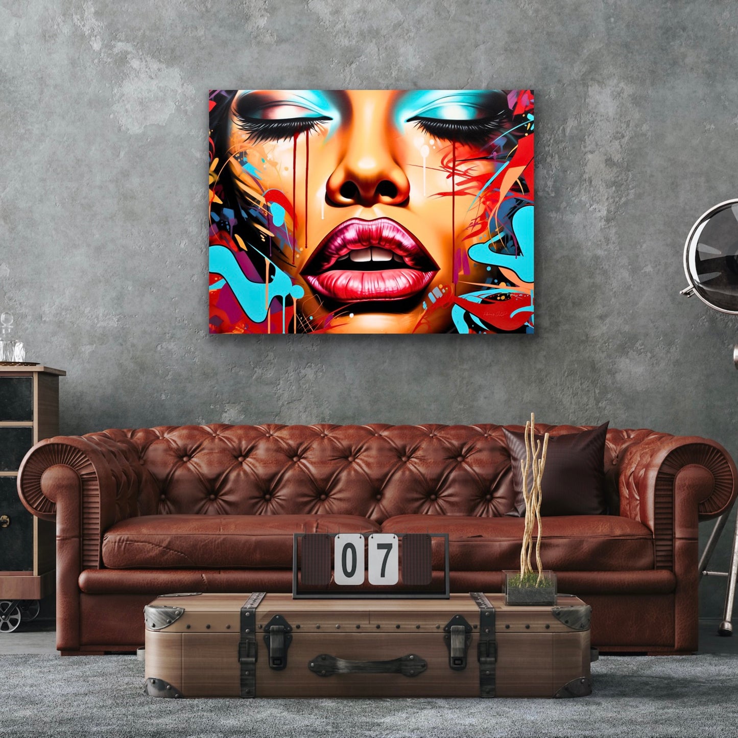 Artful Expressions | Stretched Canvas Print Wall Art | Black Art | African American Art