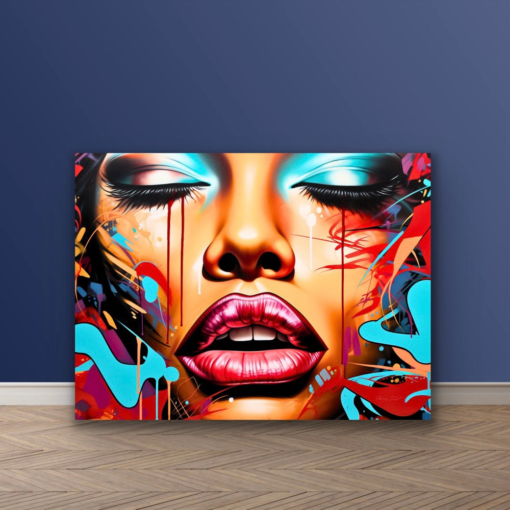 Artful Expressions | Stretched Canvas Print Wall Art | Black Art | African American Art