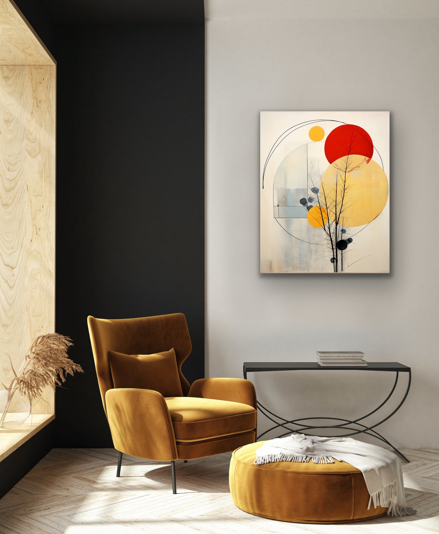 Celestial Sky | Stretched Canvas Print Wall Art | African American Art | Staging Art