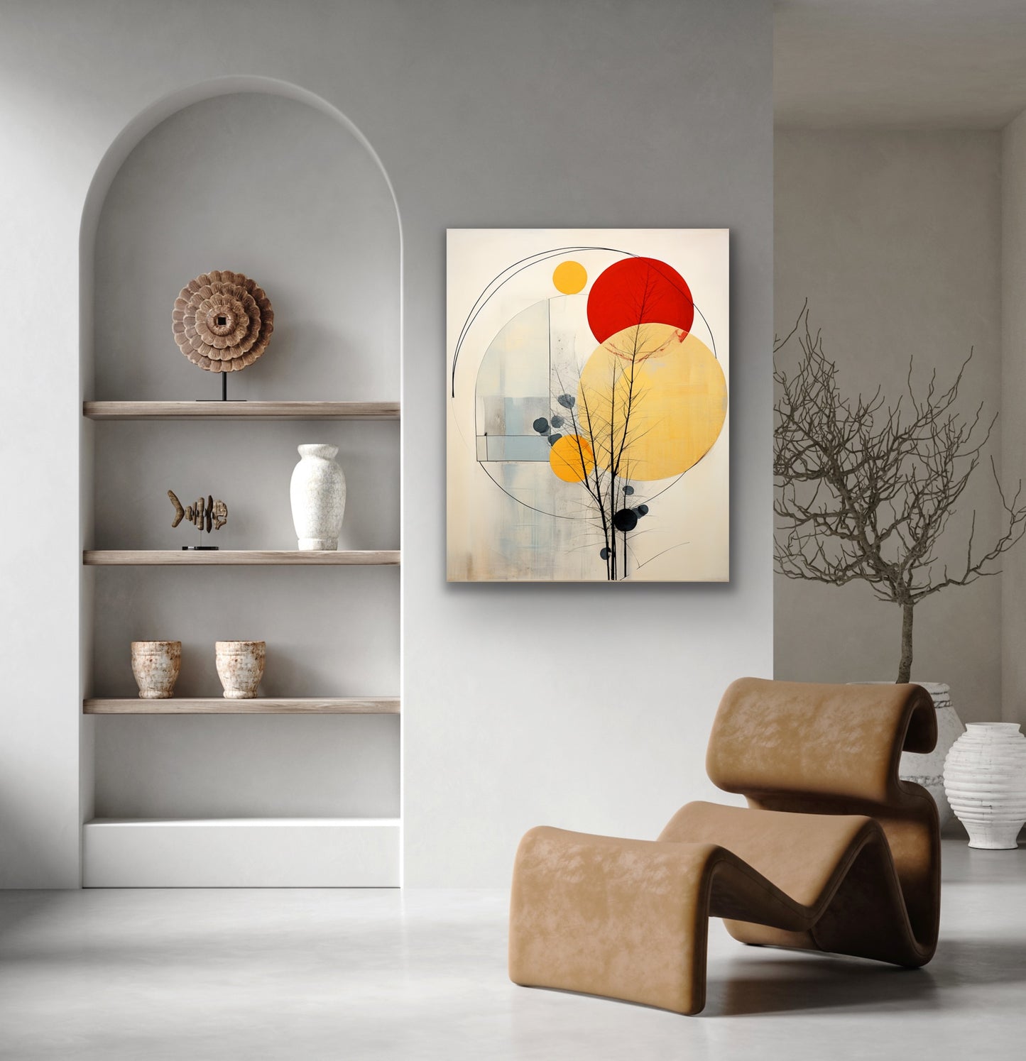Celestial Sky | Stretched Canvas Print Wall Art | African American Art | Staging Art
