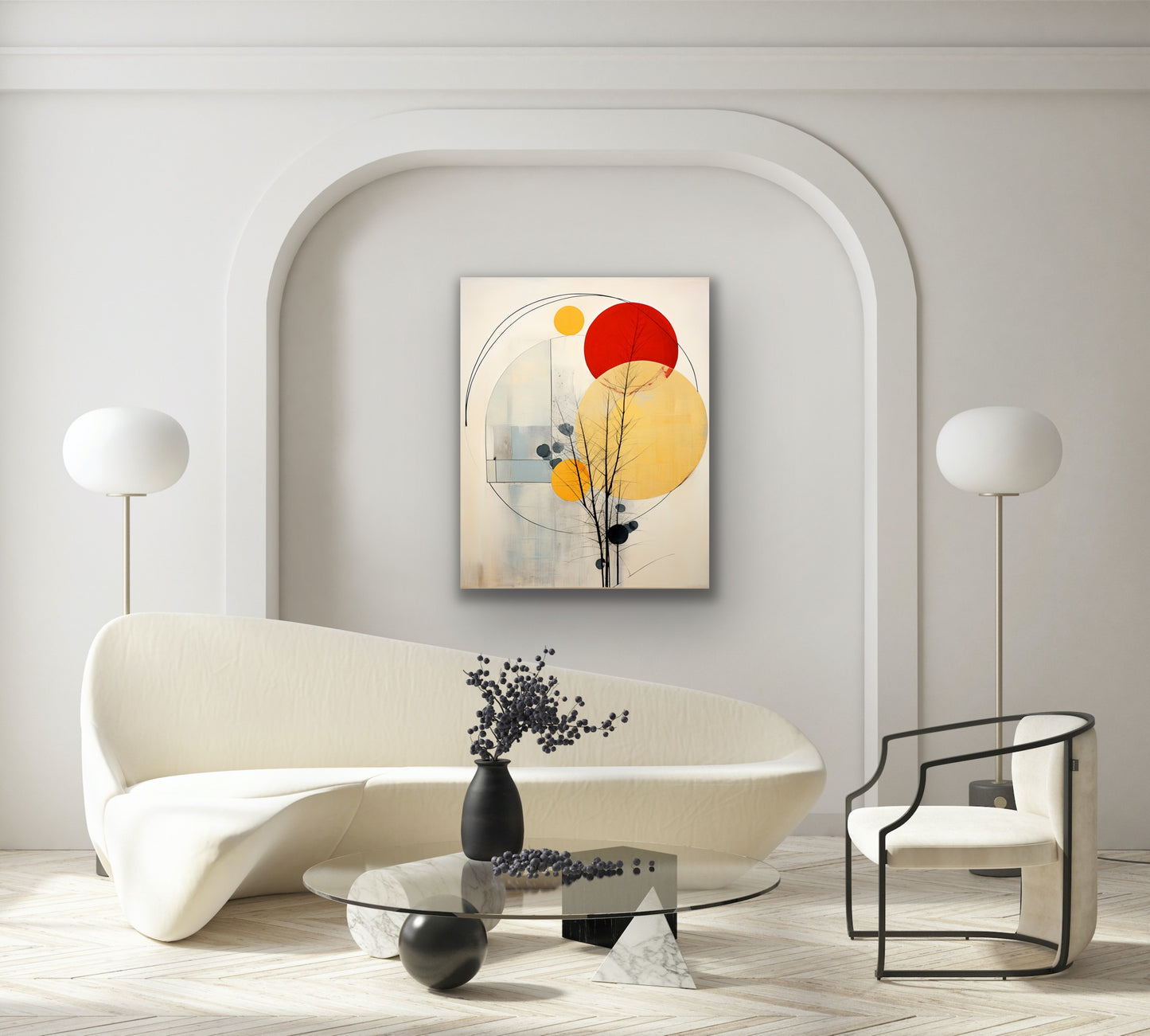 Celestial Sky | Stretched Canvas Print Wall Art | African American Art | Staging Art
