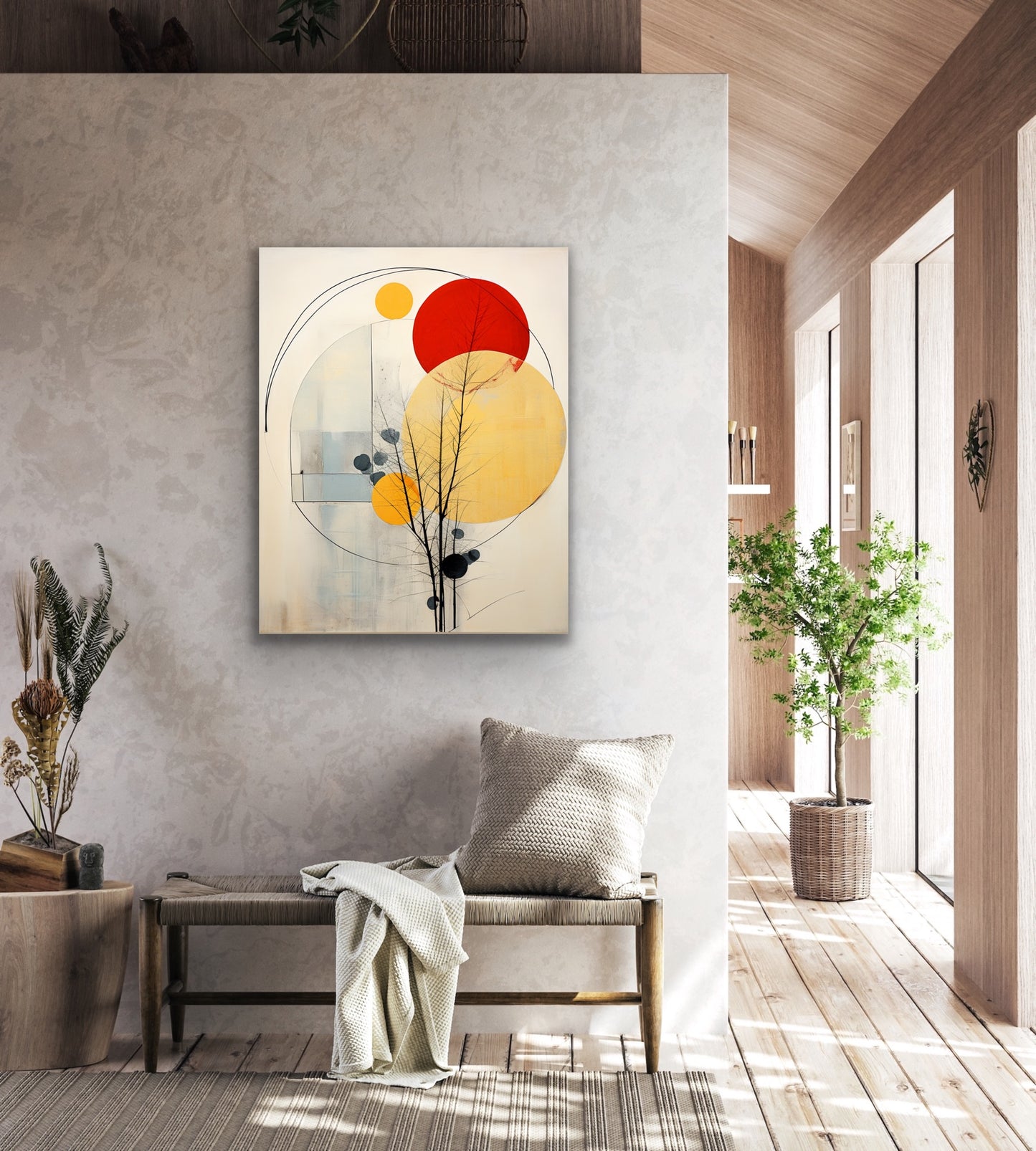 Celestial Sky | Stretched Canvas Print Wall Art | African American Art | Staging Art