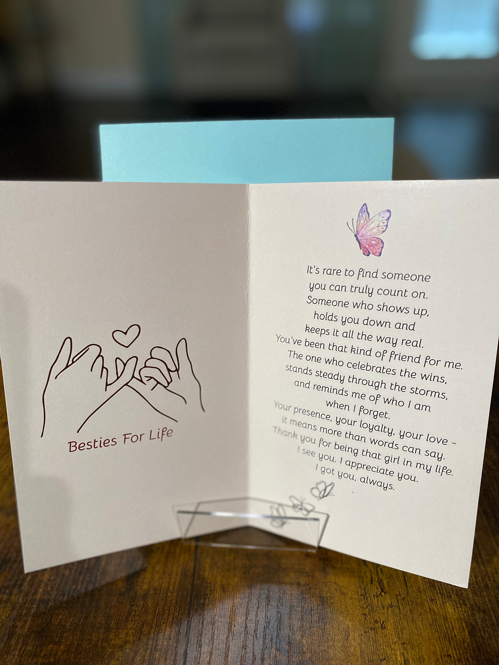 "You Are So Amazing" Greeting Card (Inside)