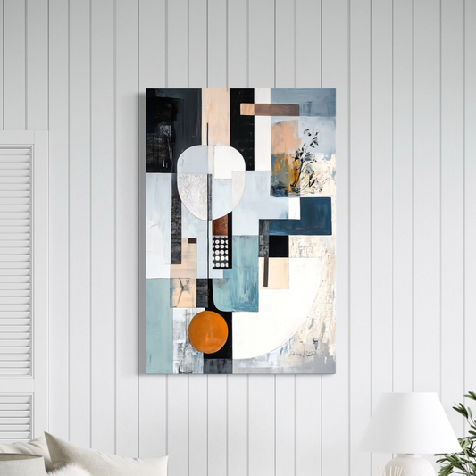 Variations | Stretched Canvas Print Wall Art | Abstract Wall Art | African American Art | Staging Art