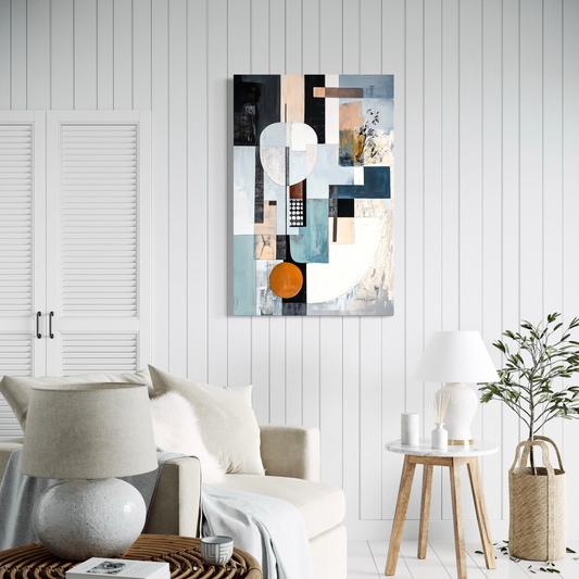 Variations | Stretched Canvas Print Wall Art | Abstract Wall Art | African American Art | Staging Art