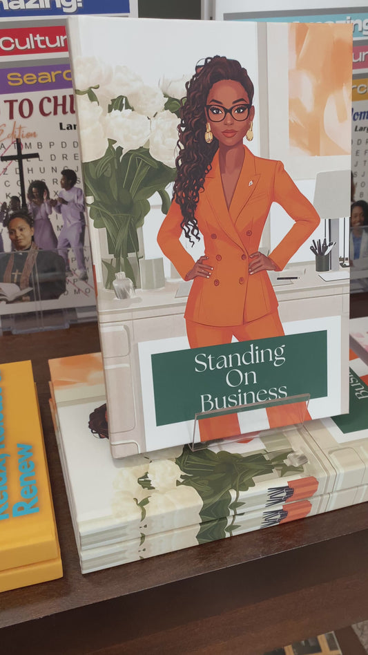 Standing on Business - A Lined Journal for Queens, Bosses and Goal Getters