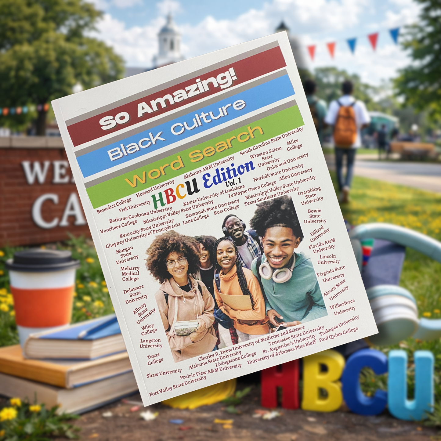 HBCU Edition Vol. 1 | So Amazing! Black Culture Word Search Book