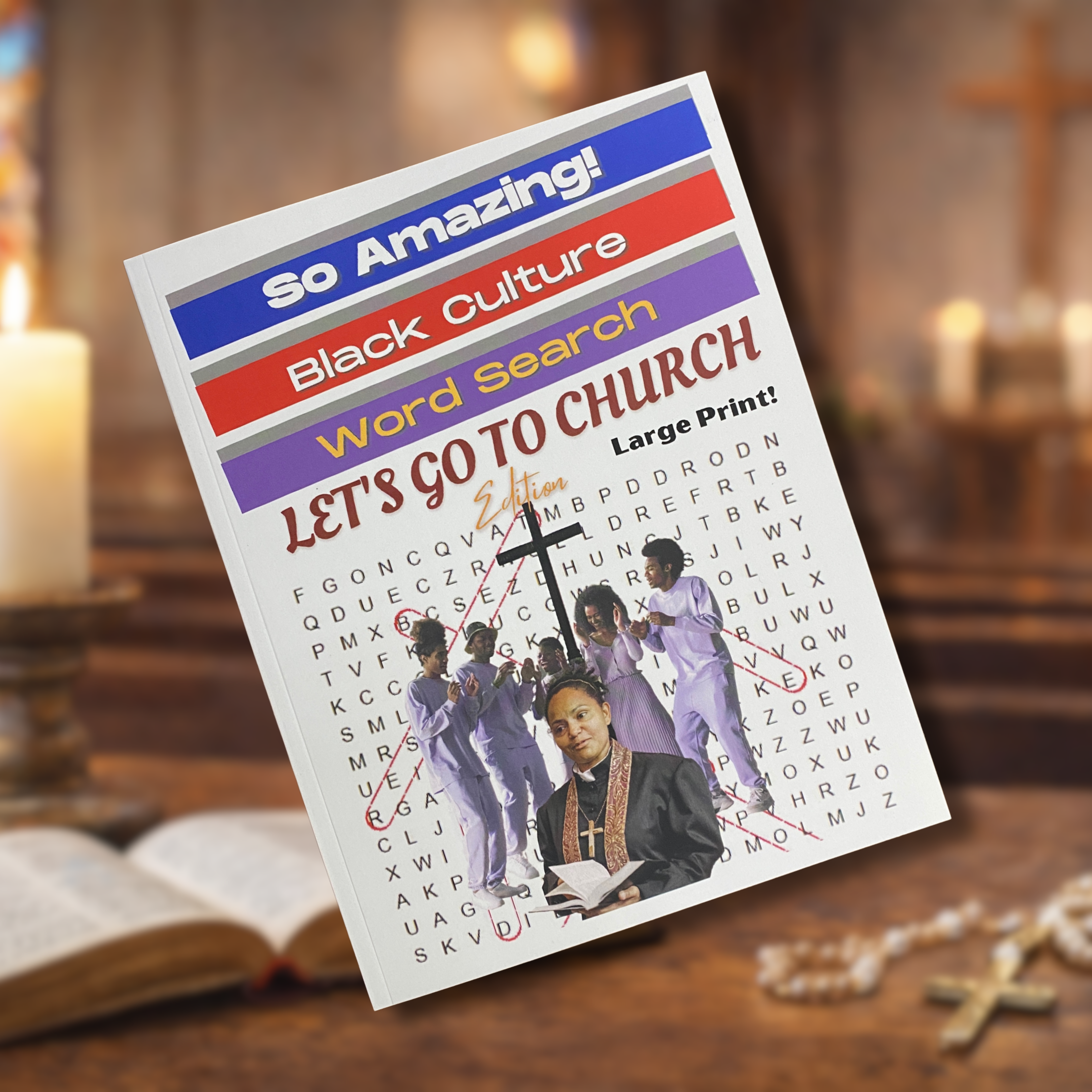 Let's Go To Church | So Amazing! Black Culture Word Search Book