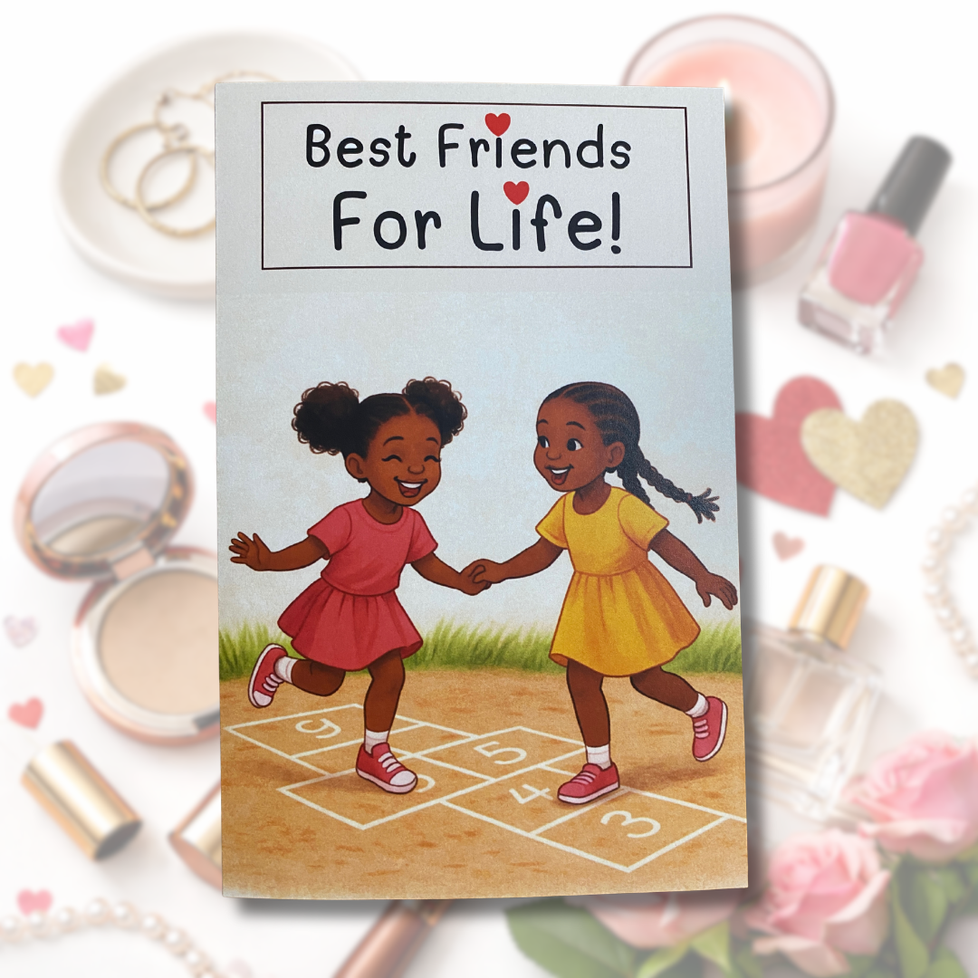 "Best Friends For Life" – Galentine Greeting Card