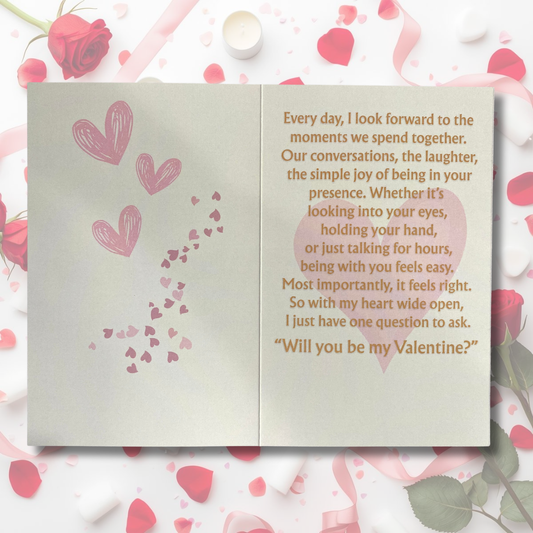 Pre-order | "Be My Valentine" – Valentine's Day Greeting Card