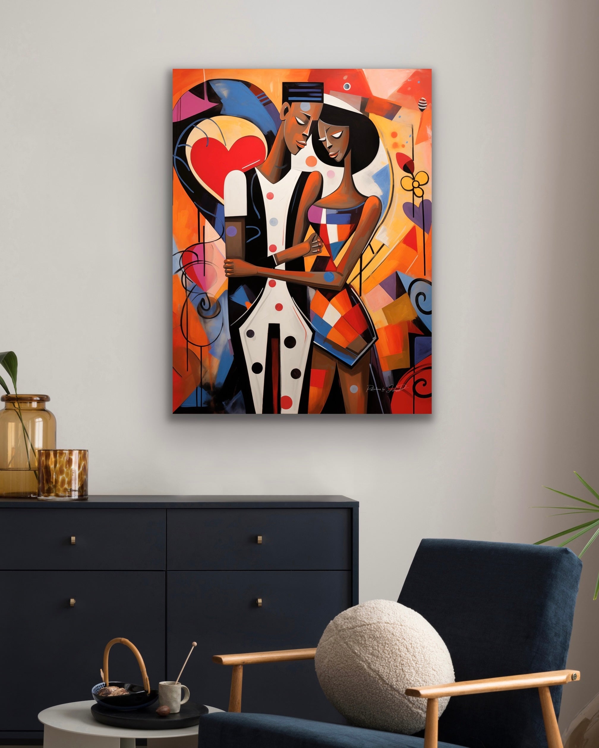 Contemporary discount African American Canvas Print