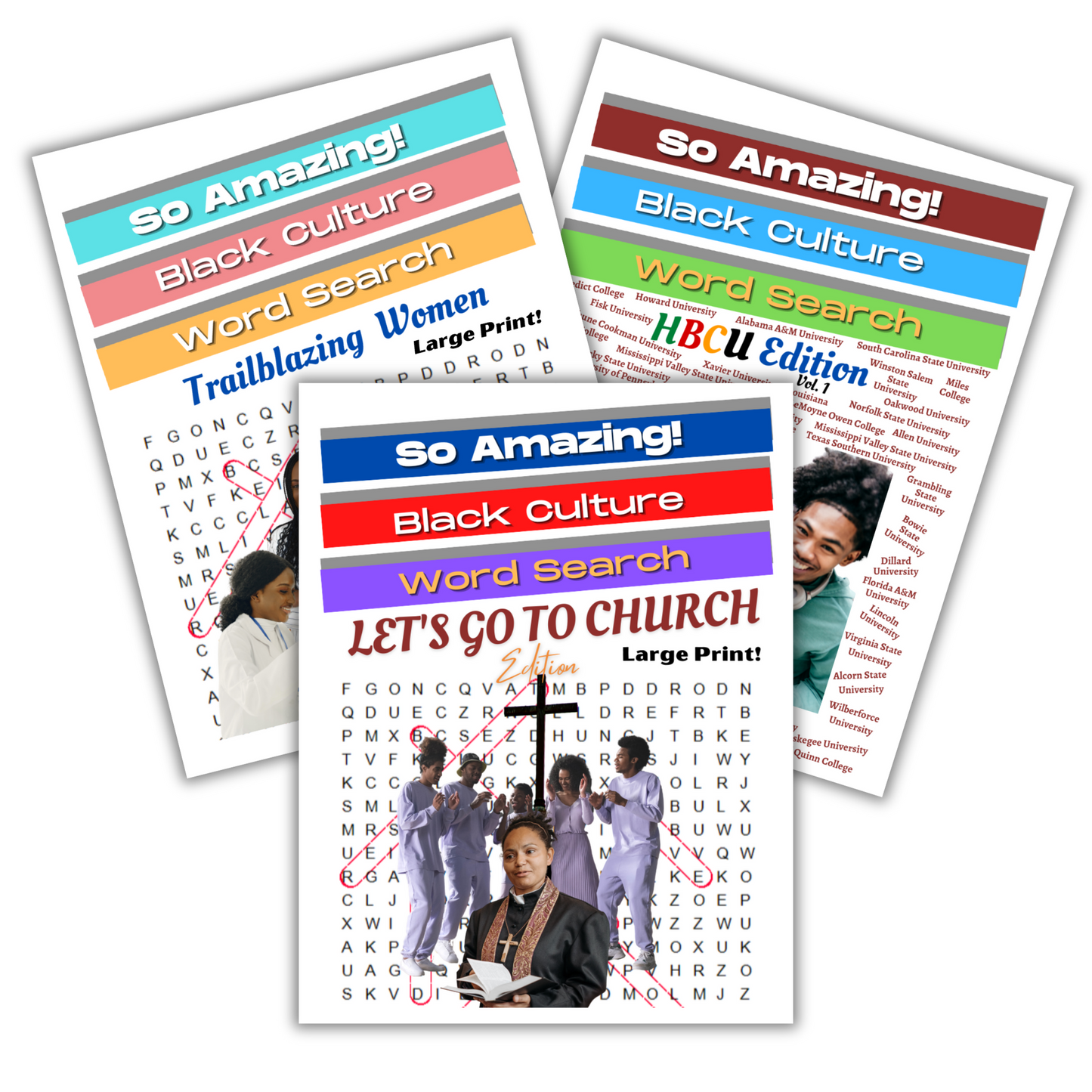 The Empowerment Bundle | So Amazing! Black Culture Word Search Books