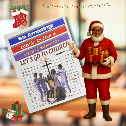 Let's Go To Church | So Amazing! Black Culture Word Search Book